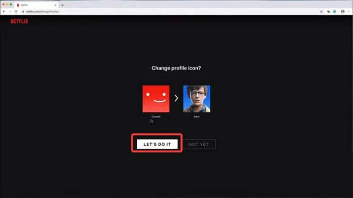 Netflix 아바타 라이브러리에서 프로필 사진 선택 화면