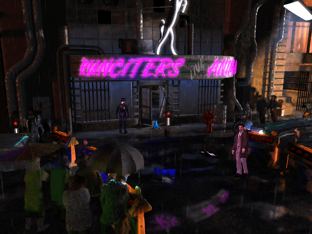 Blade Runner запущен через PlayOnLinux на Linux