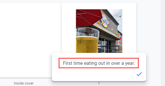 Добавьте подпись на страницу.