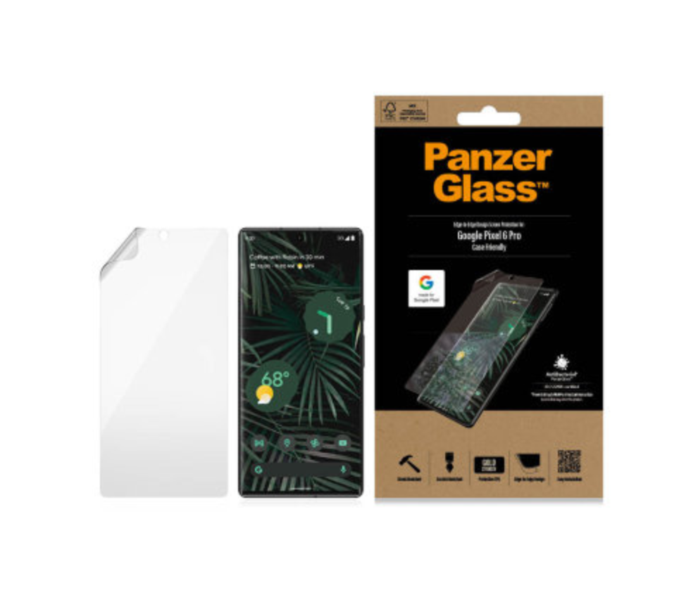 Изображение защитной плёнки PanzerGlass для Pixel 6 Pro