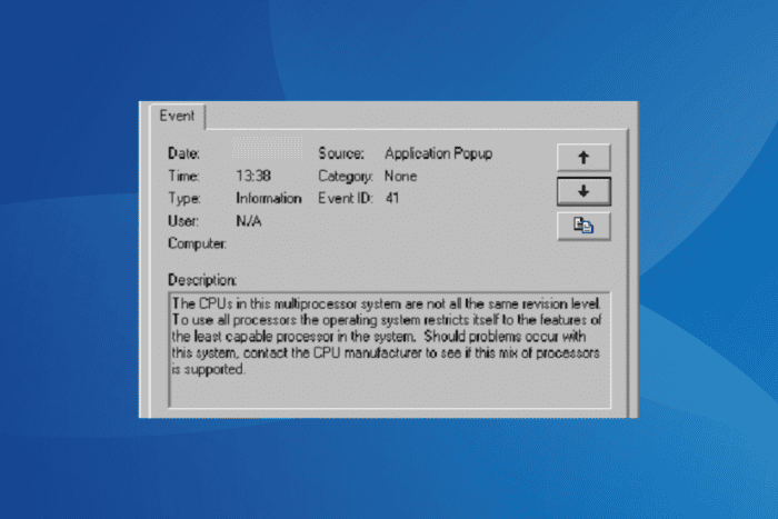 ERROR_MP_PROCESSOR_MISMATCH: как исправить (код 725)