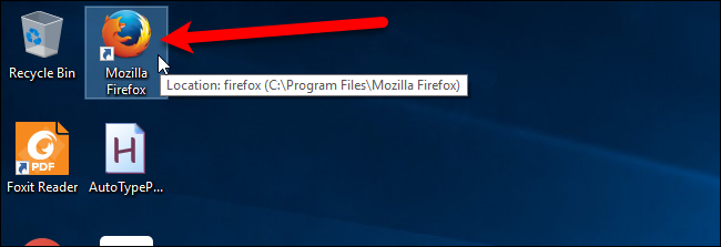 Запуск 64‑битного Firefox через ярлык