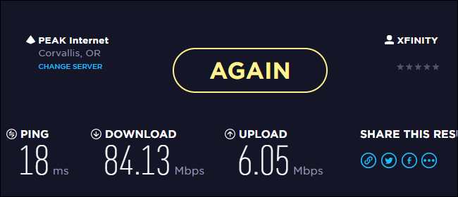 Speedtest: история измерений скорости