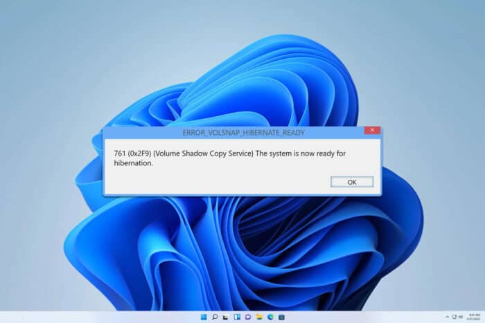 ERROR_VOLSNAP_HIBERNATE_READY — как исправить