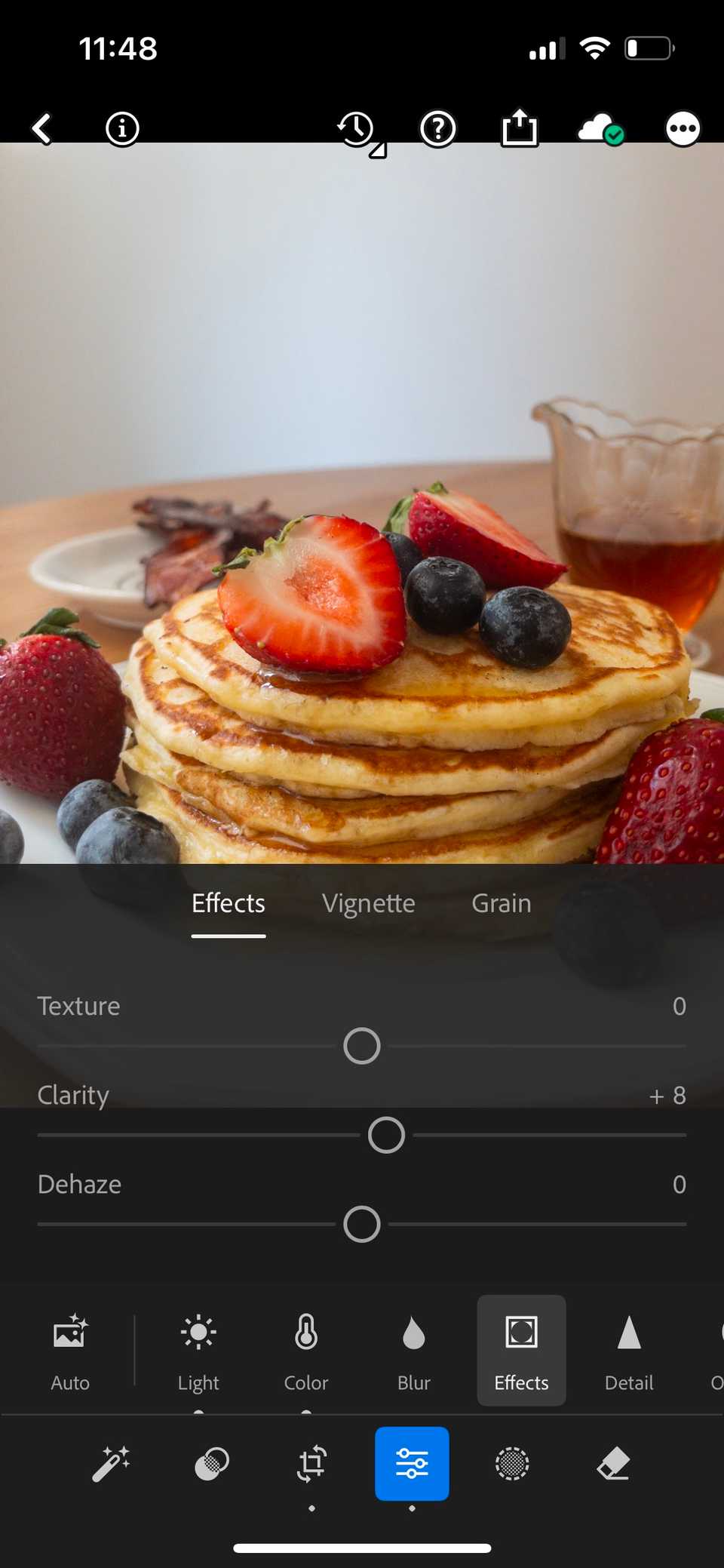 Эффекты в Lightroom