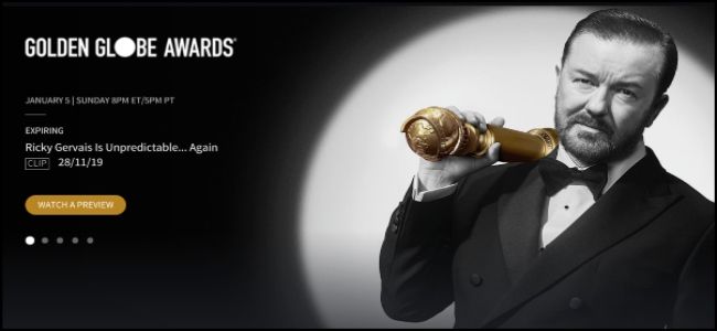 Логотип NBC — официальный вещатель церемонии