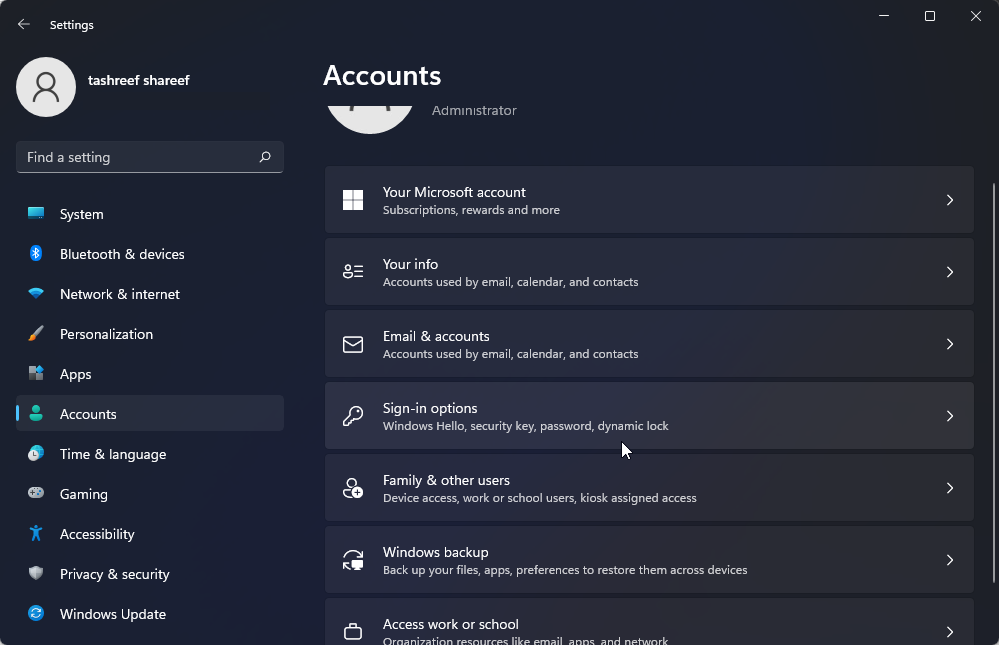 Добавление пользователя в Windows 11