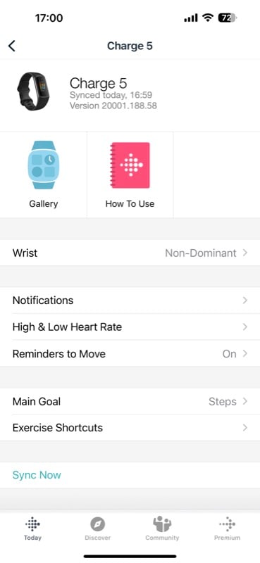 синхронизация Fitbit с телефоном