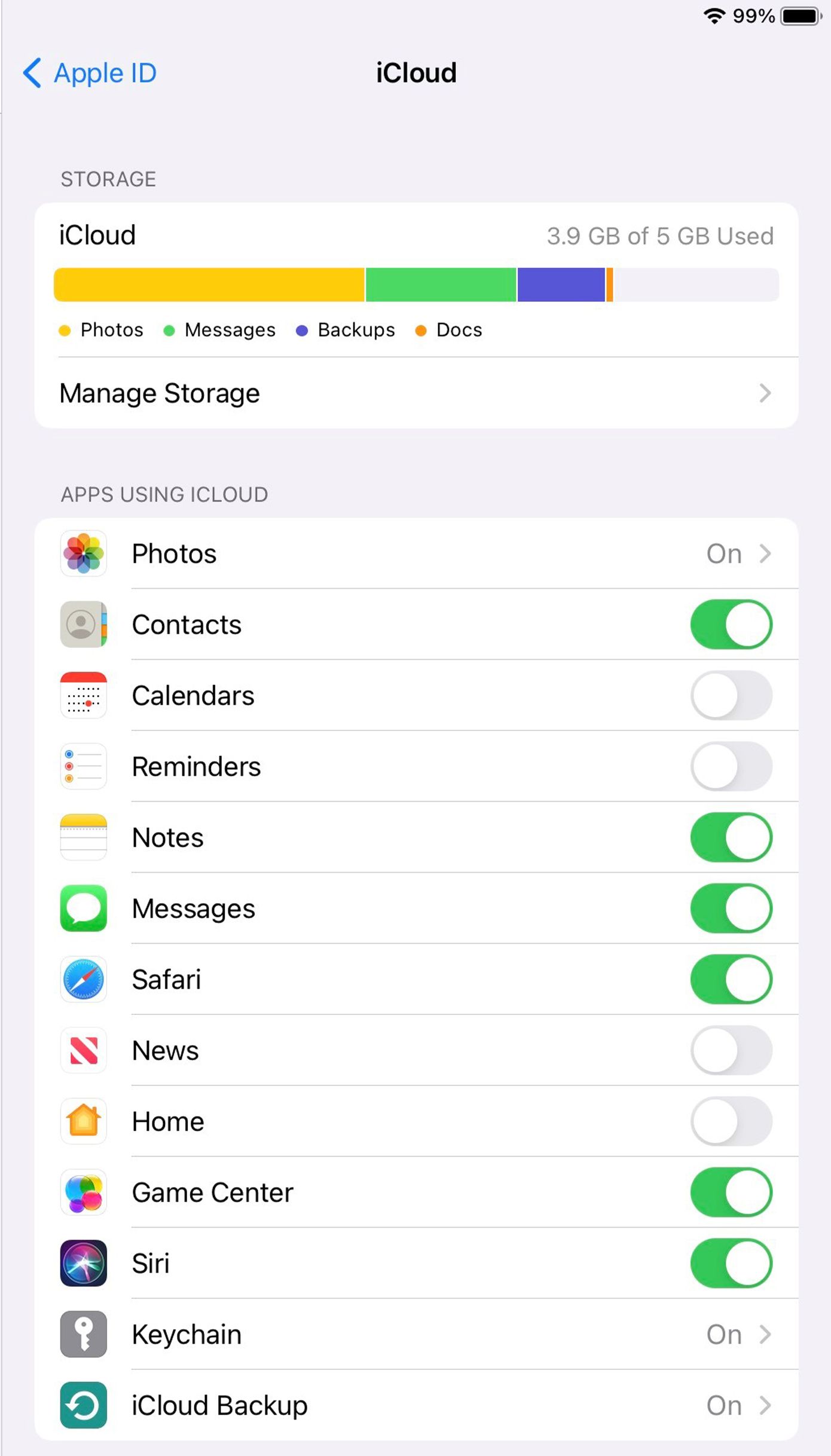 Turn on Messages on iPad