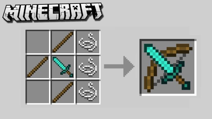 Как починить лук в Minecraft
