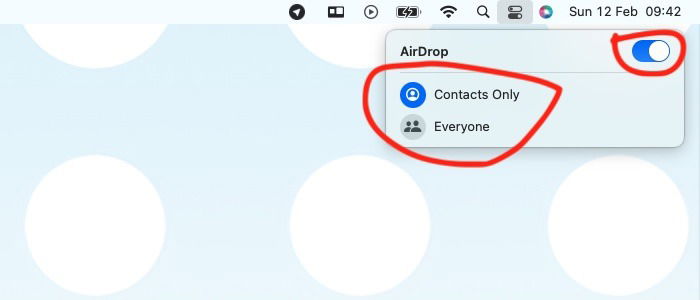 Apple Airdrop Controlcenter3