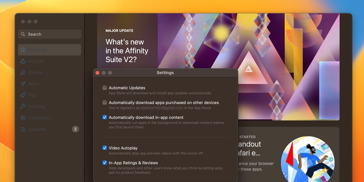 Отключение автоматических обновлений в App Store