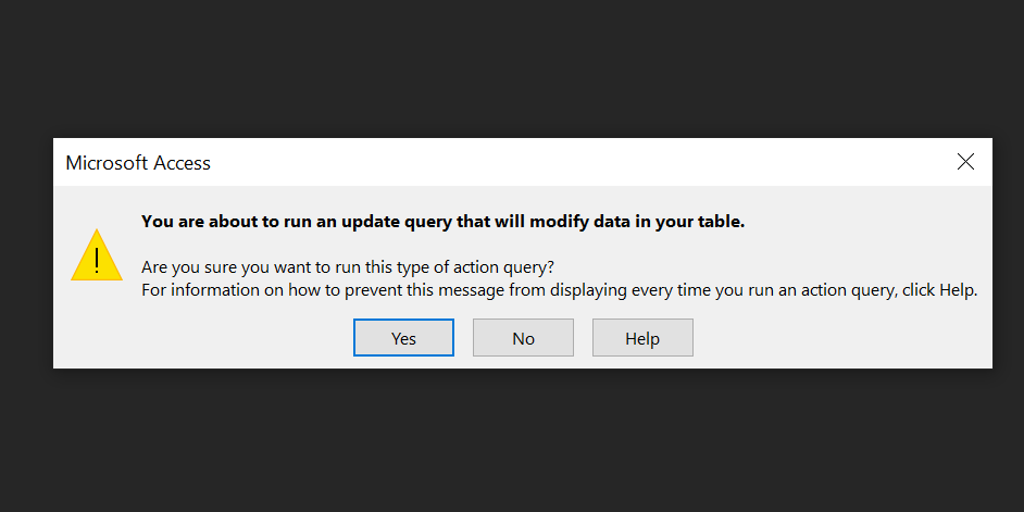 Подтверждение Update