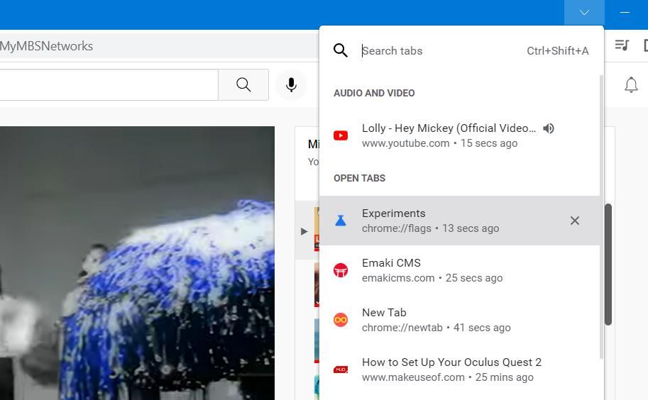 Индикатор громкости для вкладки с YouTube