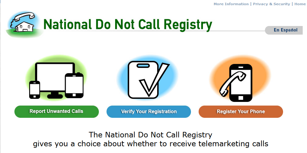 Do Not Call Registry