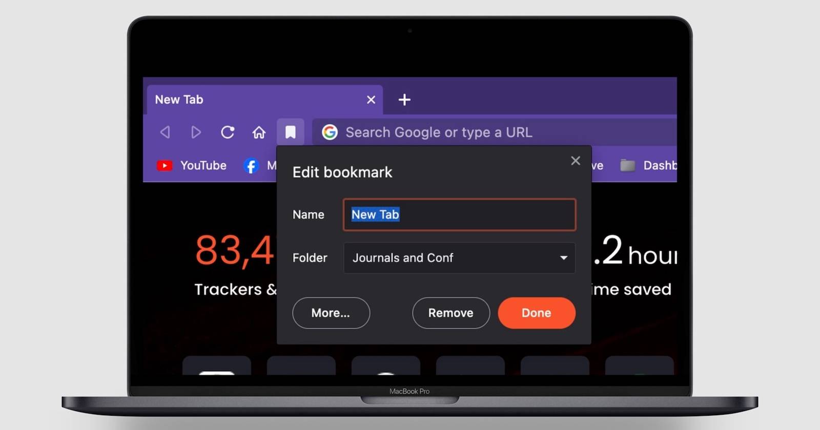Список закладок и Избранного в Safari на Mac