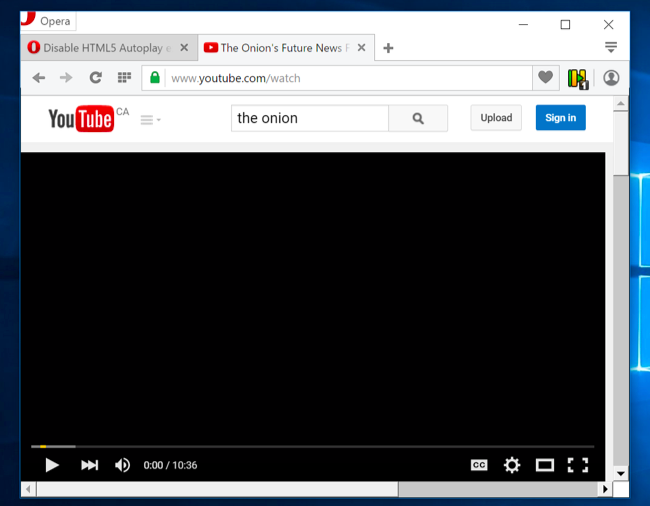 Интерфейс Opera с менеджером расширений