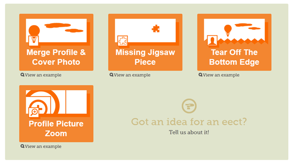 Интерфейс выбора эффекта и предпросмотр обложки