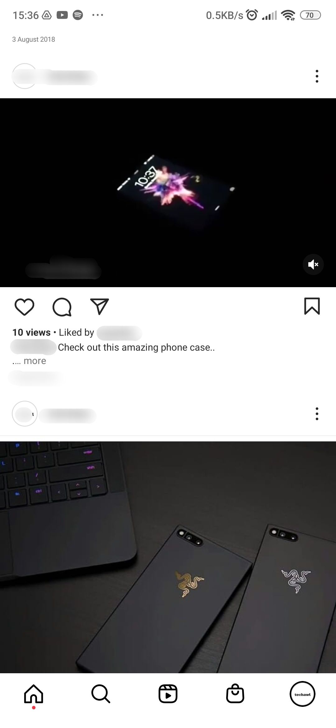 Видео в ленте Instagram