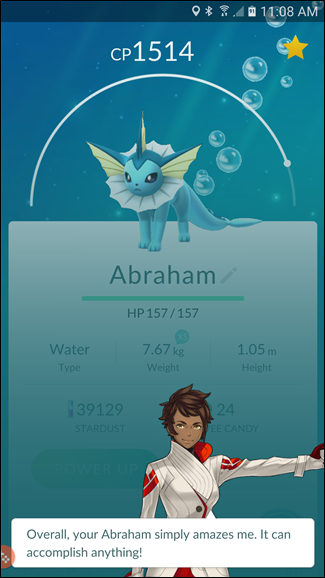 Скриншот ввода в Poké Assistant для Abraham