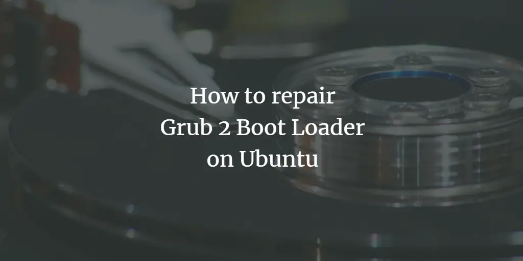 Восстановление Grub 2 с Boot Repair