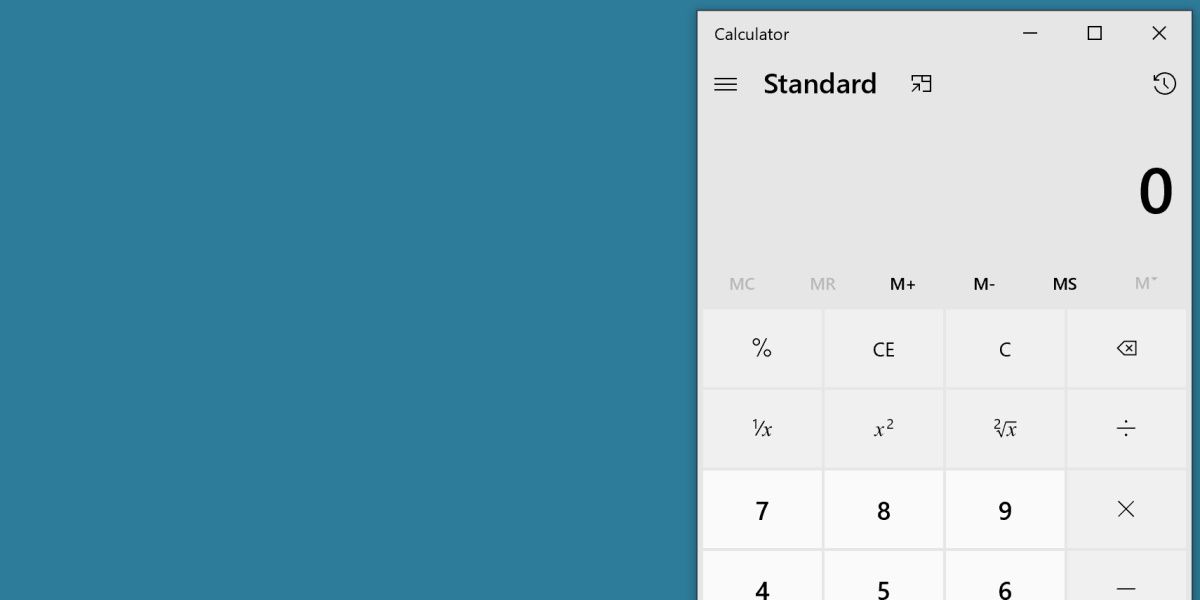 Скриншот приложения Калькулятор в Windows 11