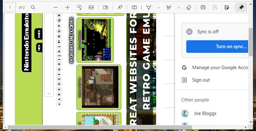 Просмотр PDF в Microsoft Edge