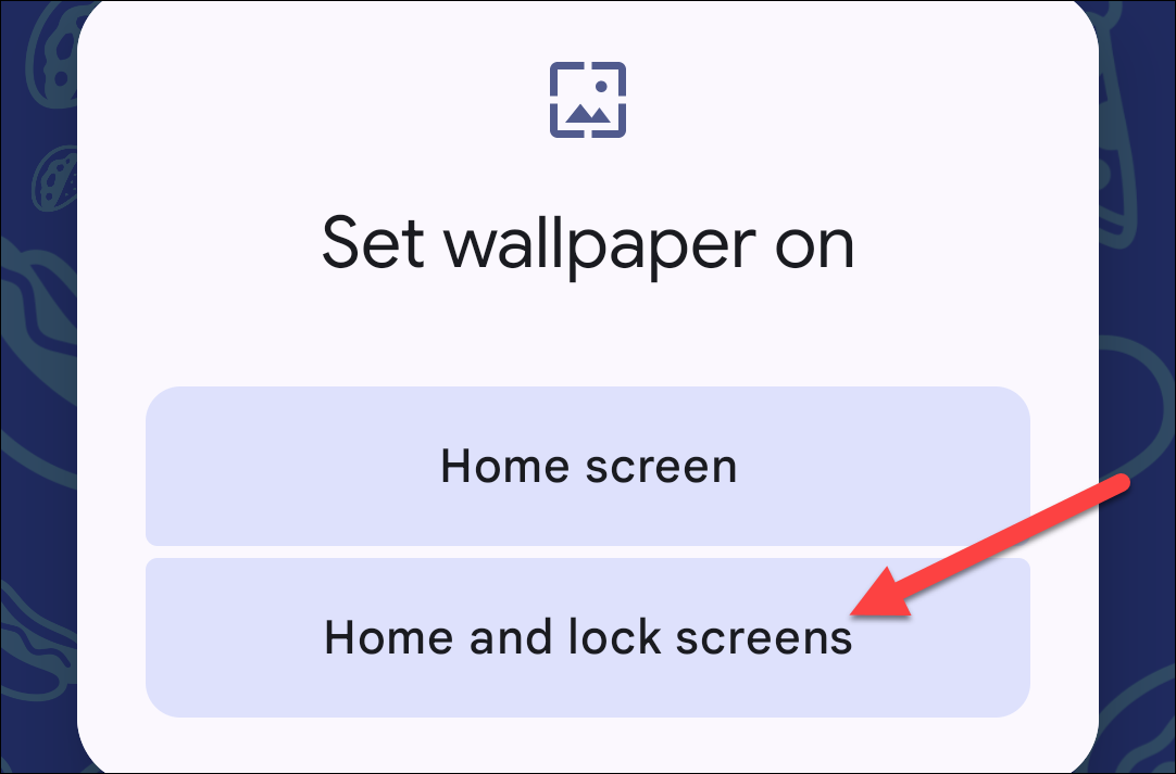 Всплывающее окно с выбором «только рабочий стол» или «рабочий стол и экран блокировки».