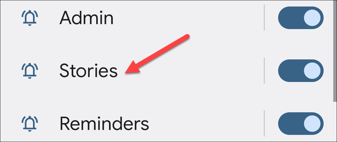 Выберите тип уведомления.