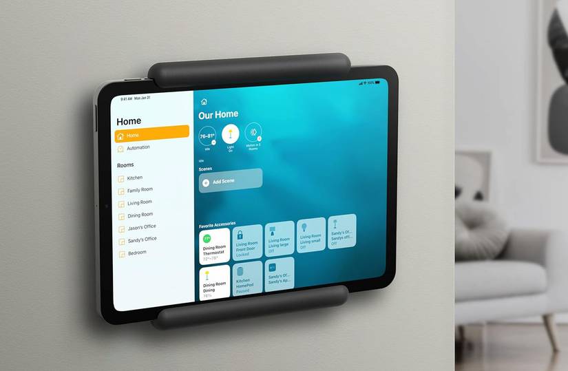 iPad используется как хаб умного дома