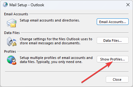 Показать профили