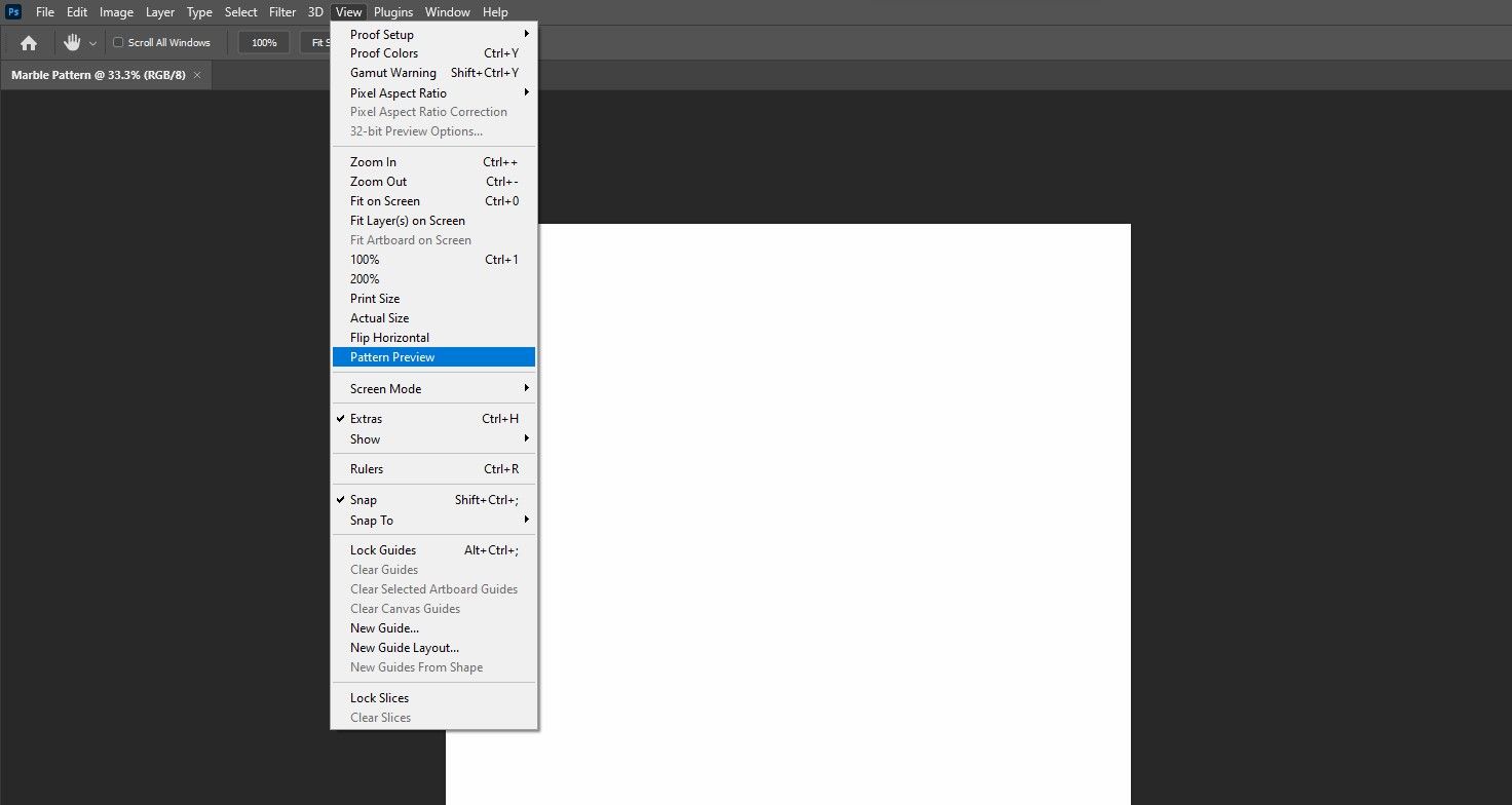 включить Pattern Preview
