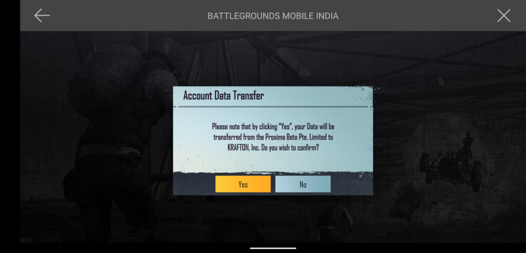 Transfer PUBG Mobile Data to Battlegrounds Mobile India