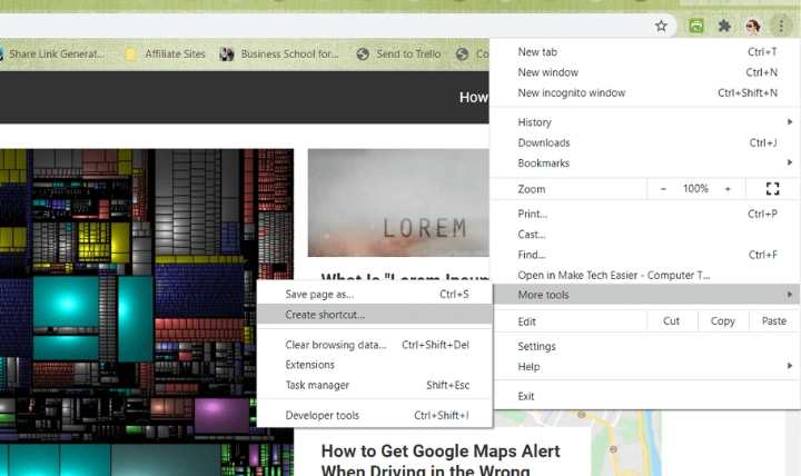 Закрепить сайт на рабочем столе и панели задач