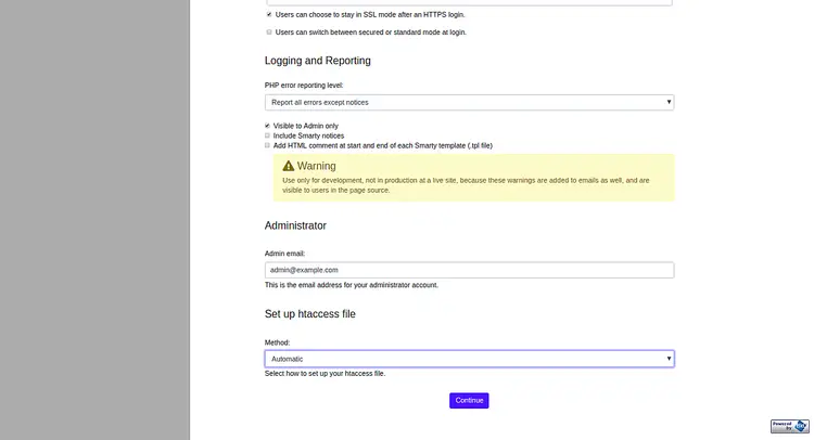 Настройки логирования