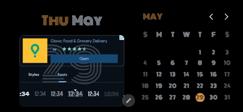 Изменение цветов и шрифтов в StandBy Mode Pro