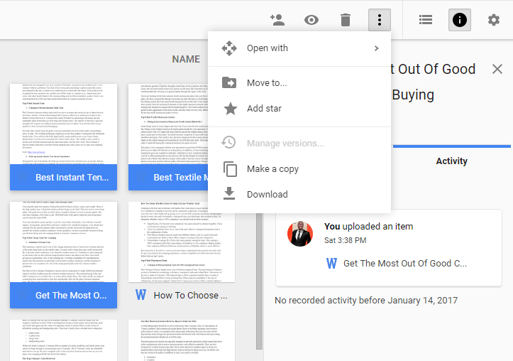 Окно сохранения файла в папку на внешнем диске