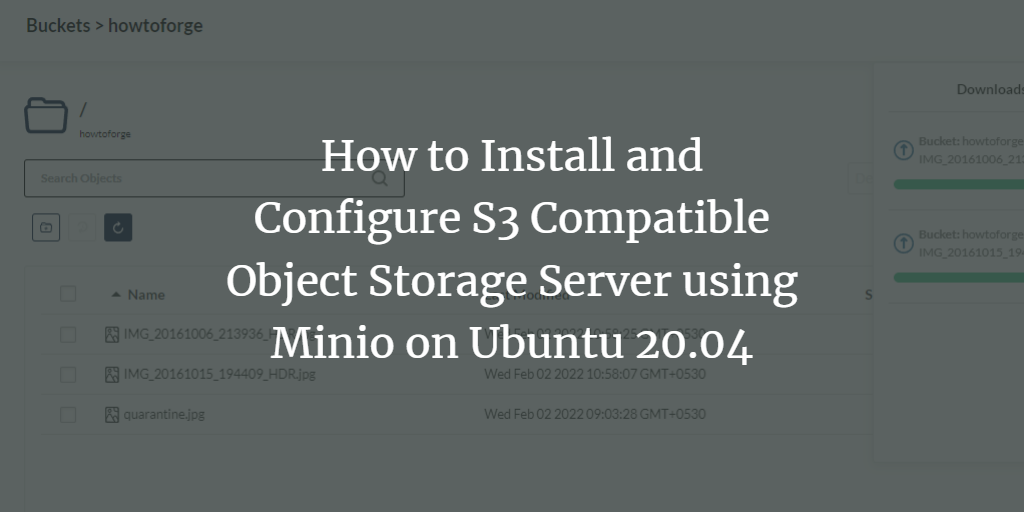 MinIO на Ubuntu 20.04 — установка и SSL