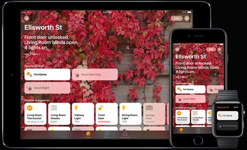 Приложение Дом (Home) на iPhone — список устройств HomeKit