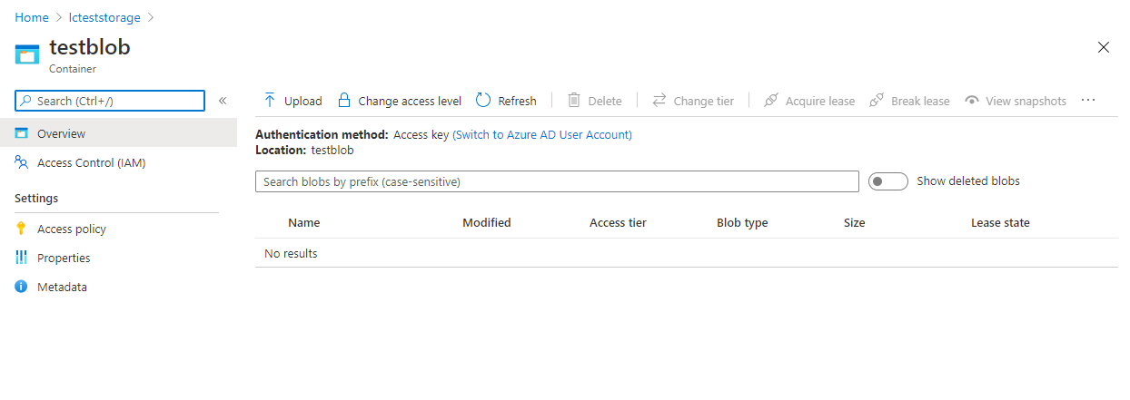 Интерфейс для загрузки объектов и управления контейнером