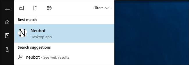 Интерфейс Neubot — вкладка 'Приватность'