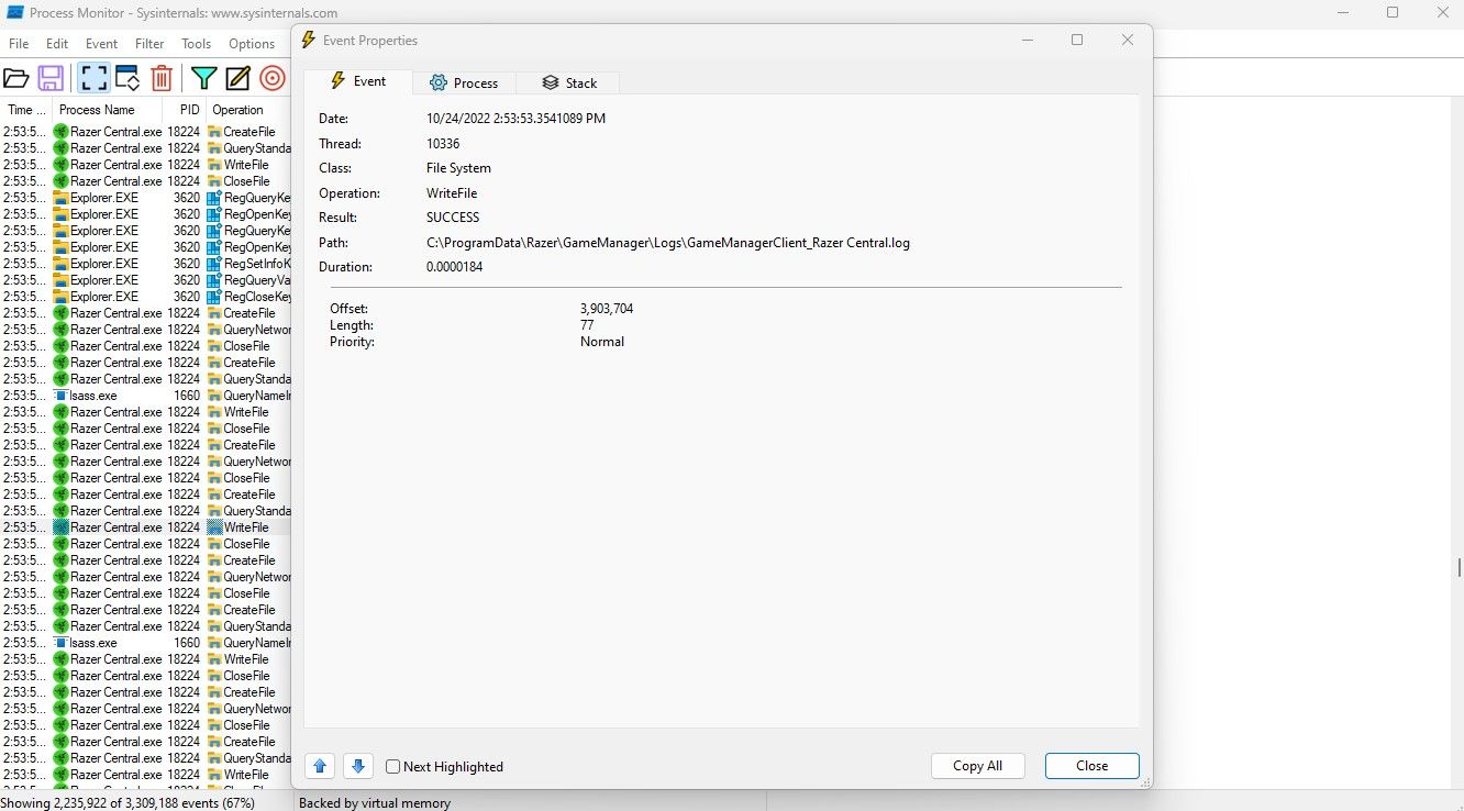 Image of Event Properties