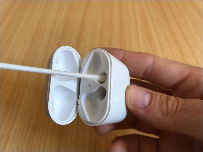 Clean Charging Channels with a Cotton Swab