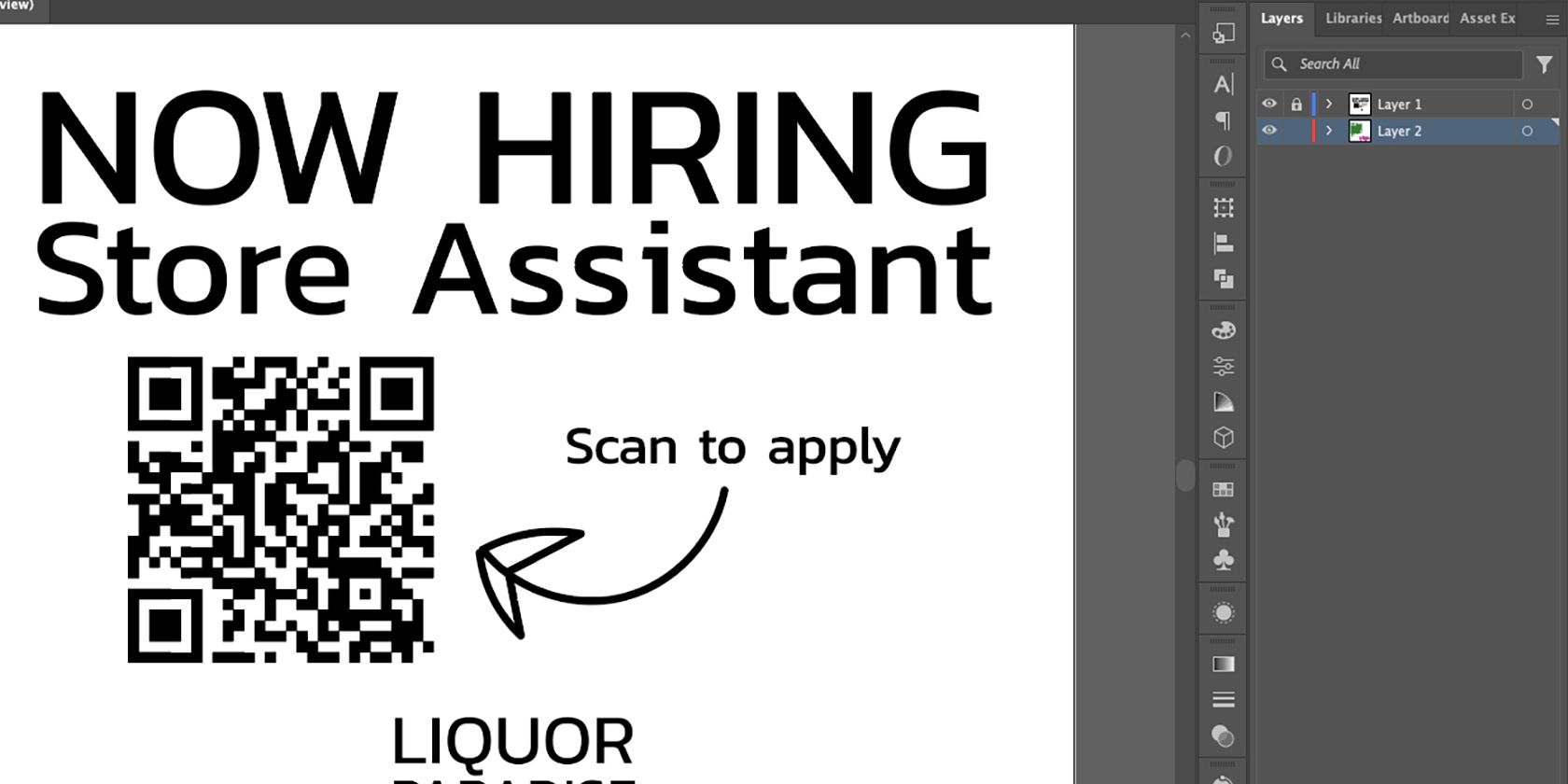 Reverse layers on Adobe Illustrator.