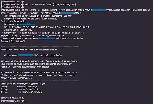 Импорт проекта в репозиторий