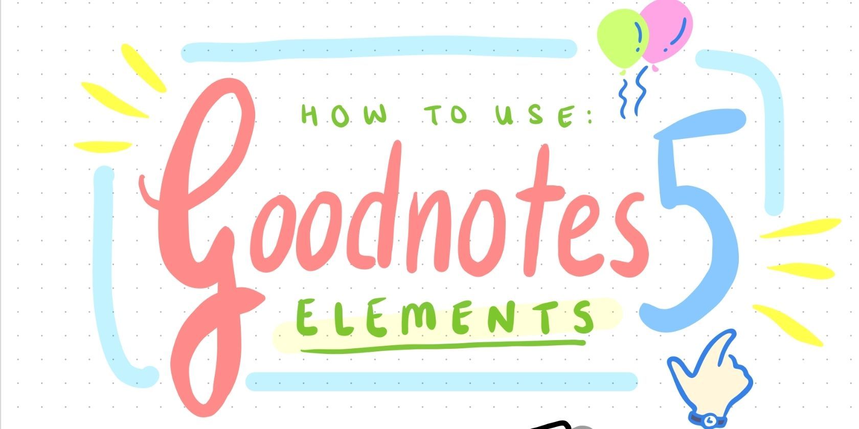 Goodnotes Elements: как пользоваться и создавать наборы