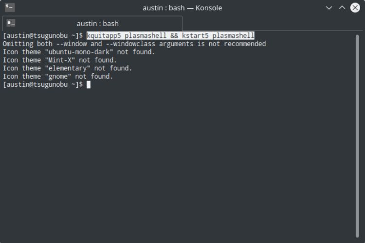 Панель и виджеты KDE Plasma