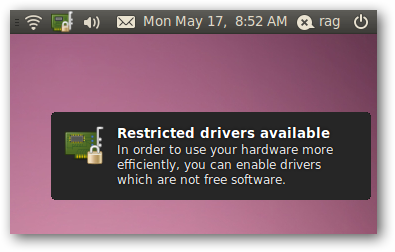 Установка проприетарных драйверов в Ubuntu 10.04