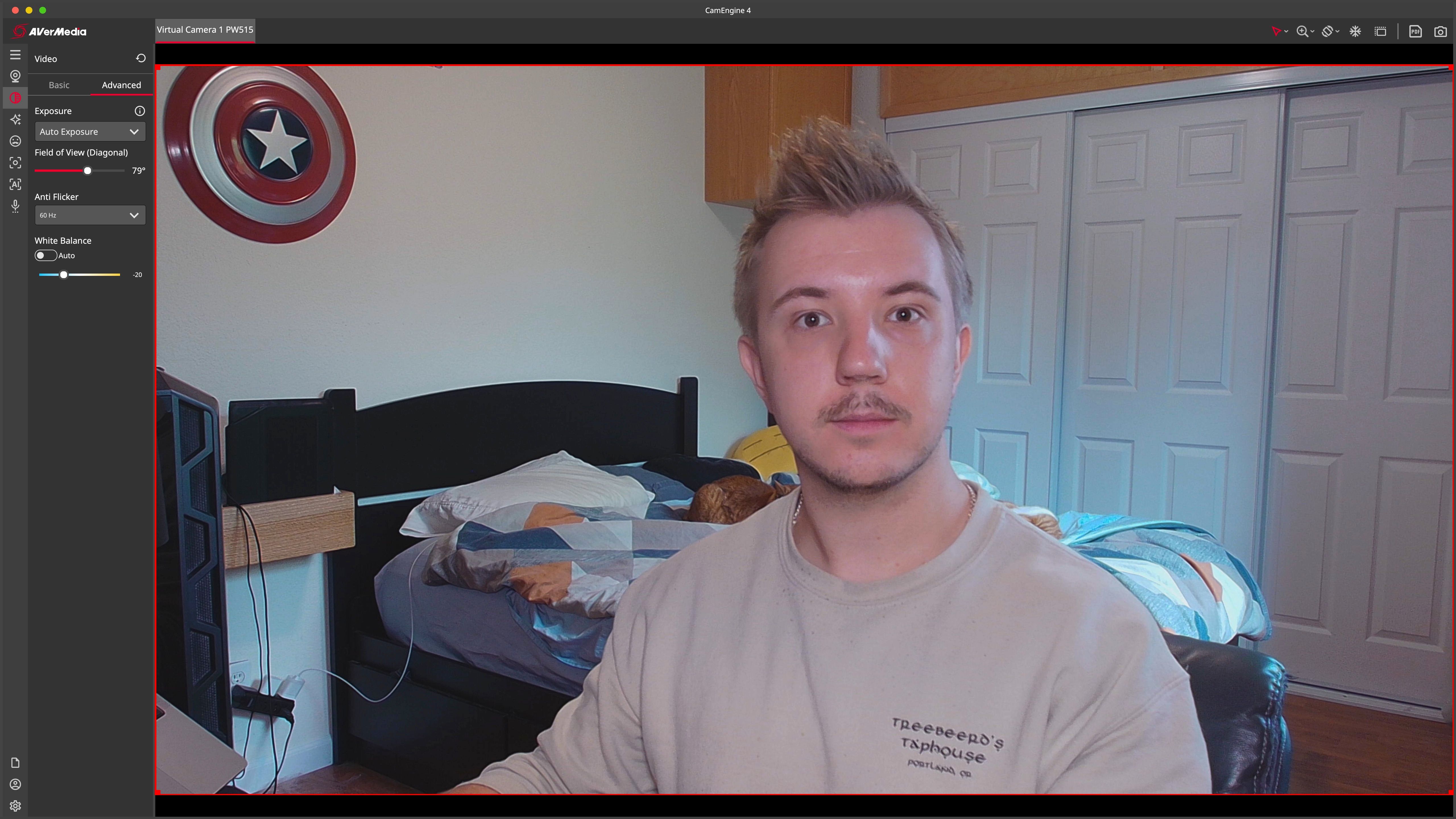 Neutral manual white balance example