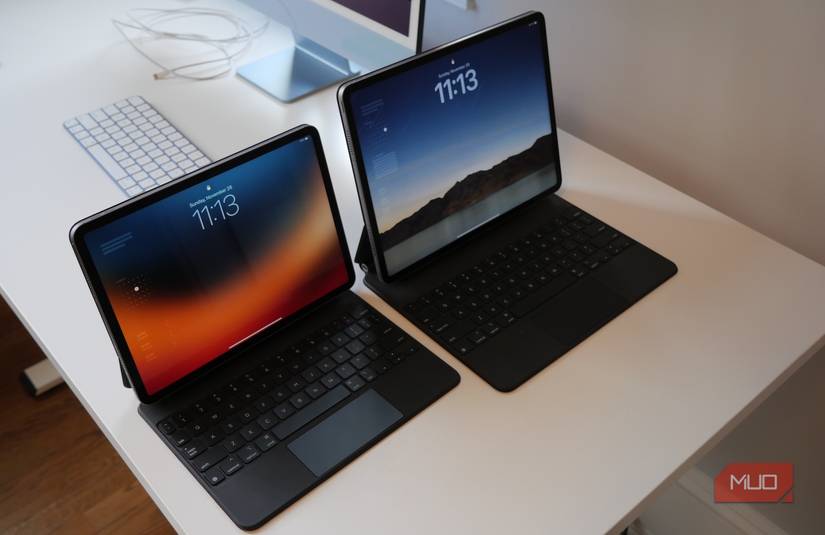 iPad Pro с клавиатурами Magic Keyboard